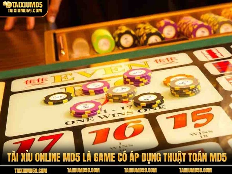 Tài xỉu online MD5 là game có áp dụng thuật toán MD5